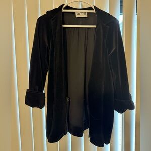 Vintage Union Made ACT III Women's Black Velvet Blazer